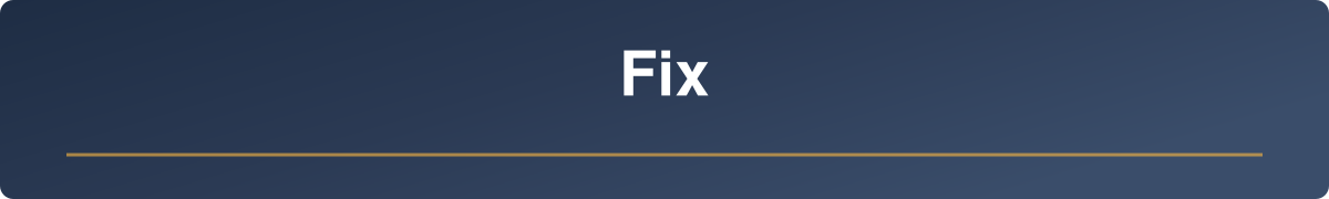 Fix