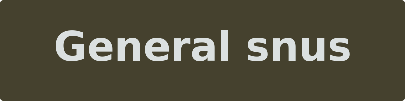 General snus