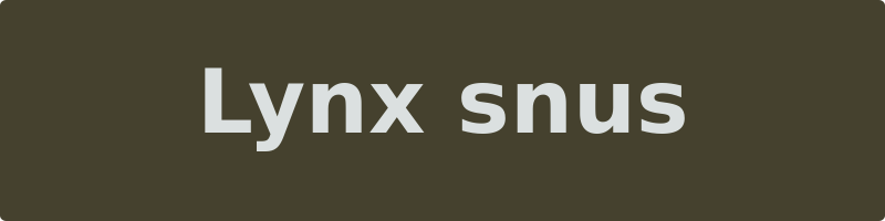 Lynx snus