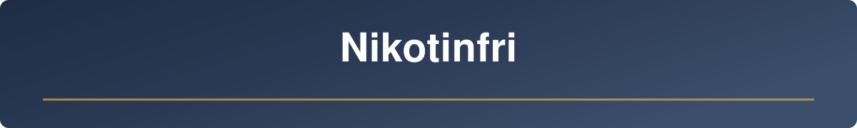 Nikotinfri snus - Stort utvalg, lave priser