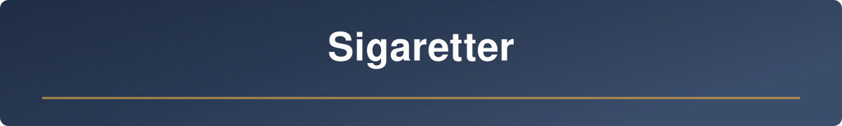 Sigaretter