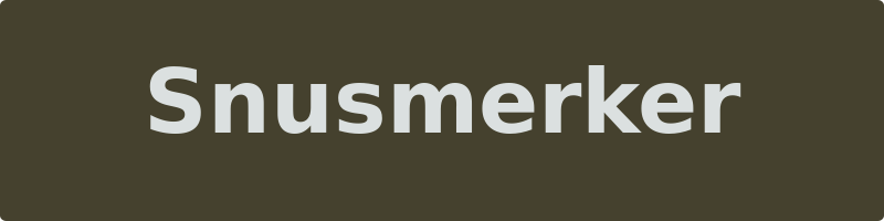 Snusmerker