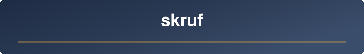 Skruf snus - Fresh, Super White og Portion