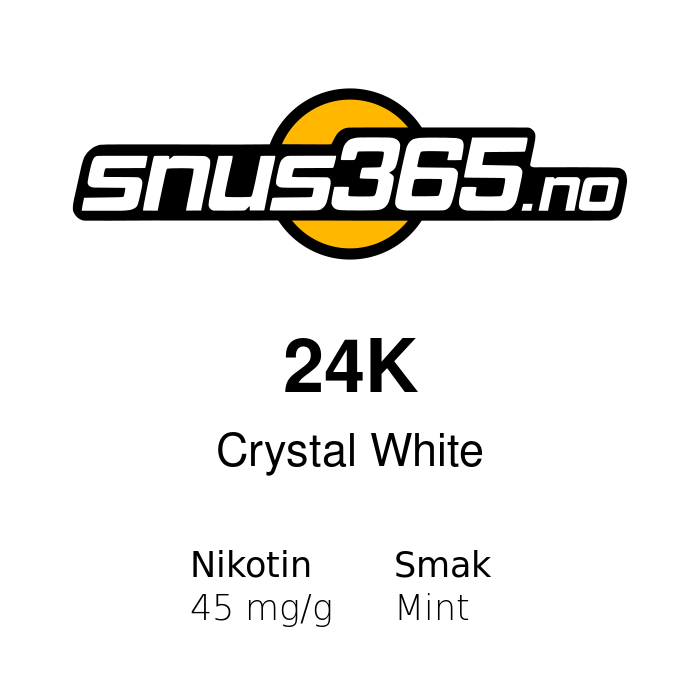 24K Crystal White