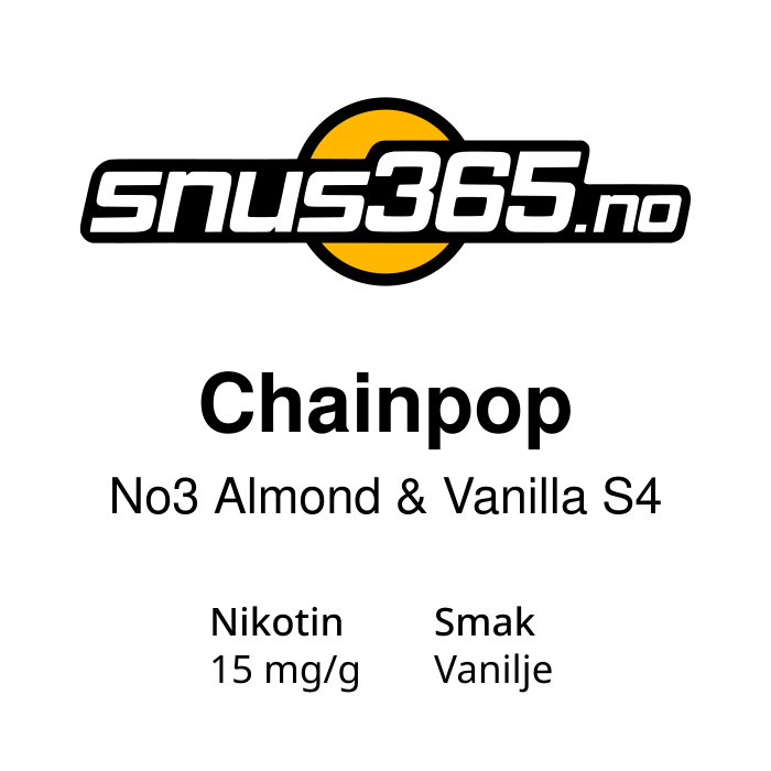 Chainpop No3 Almond & Vanilla S4