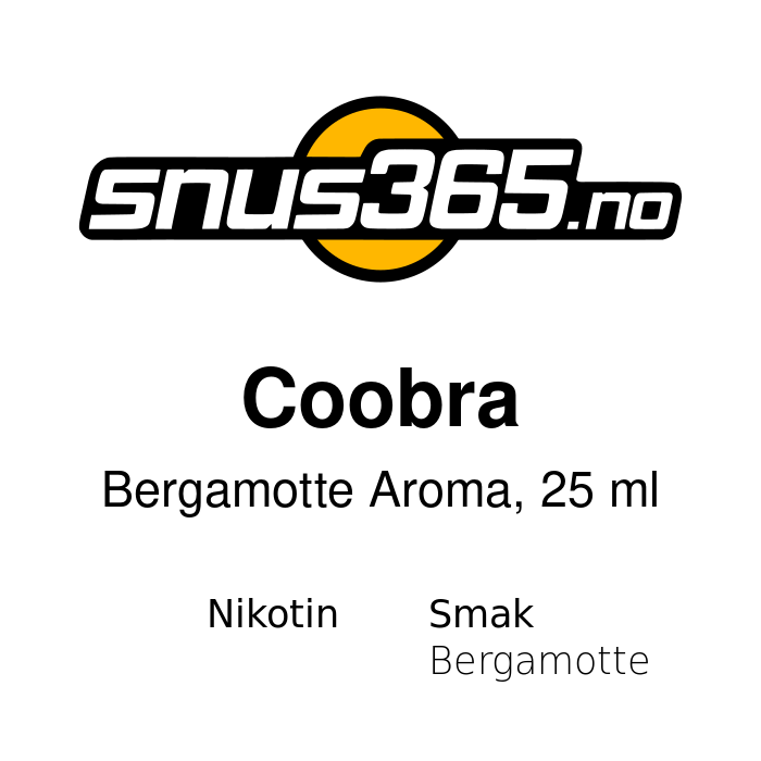 Coobra Bergamotte Aroma, 25 ml