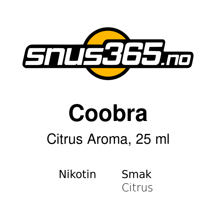 Coobra Citrus Aroma, 25 ml