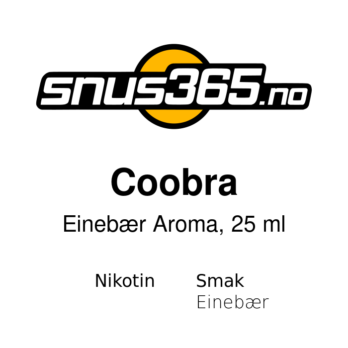 Coobra Einebær Aroma, 25 ml