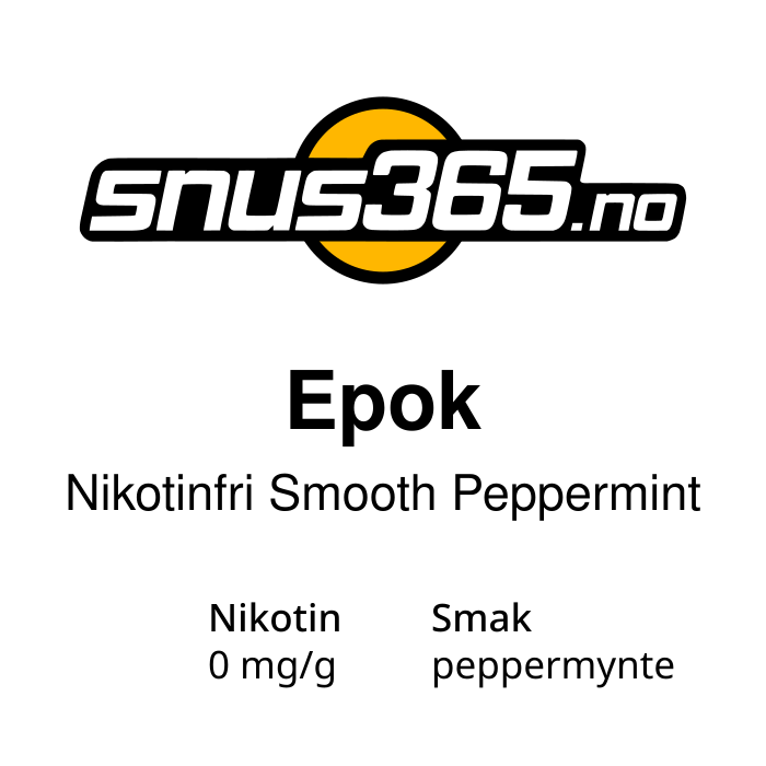 Epok Nikotinfri Smooth Peppermint