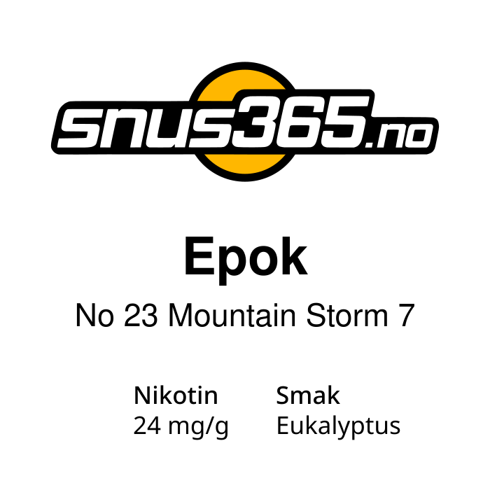 Epok No 23 Mountain Storm 7