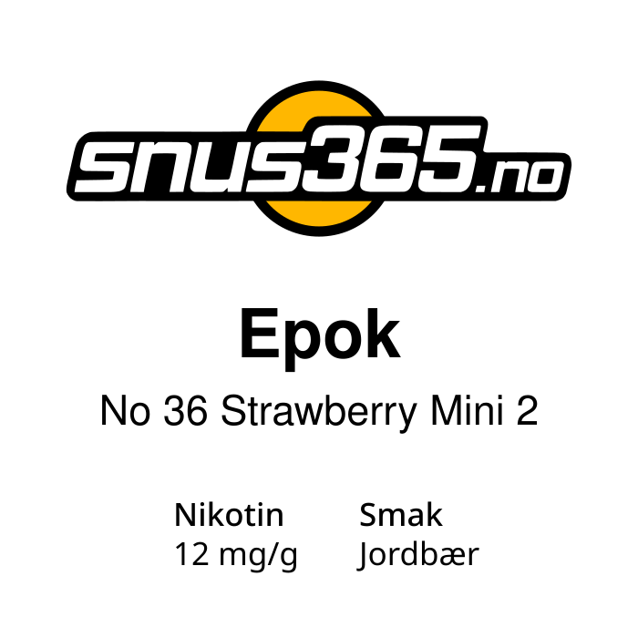 Epok No 36 Strawberry Mini 2