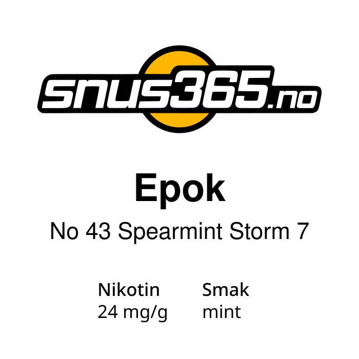 Epok No 43 Spearmint Storm 7