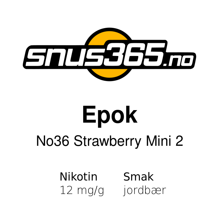 Epok No36 Strawberry Mini 2