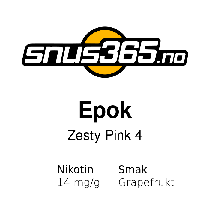 Epok Zesty Pink 4