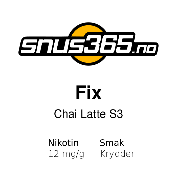 Fix Chai Latte S3