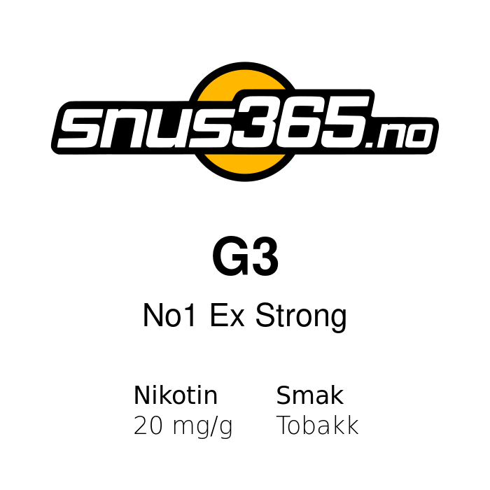 G3 No1 Ex Strong