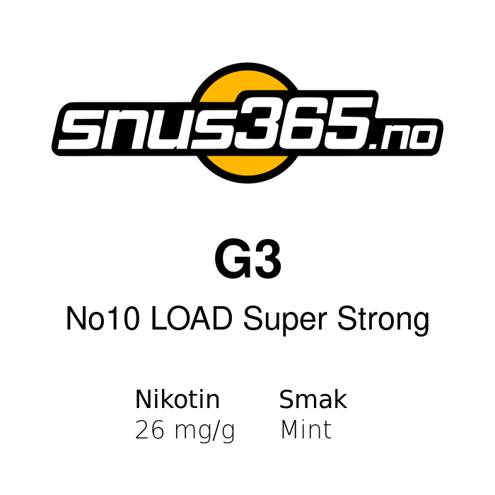 G3 No10 LOAD Super Strong