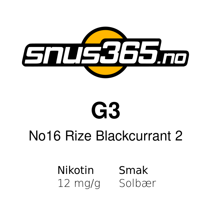 G3 No16 Rize Blackcurrant 2