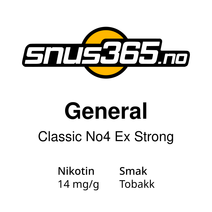 General Classic No4 Ex Strong