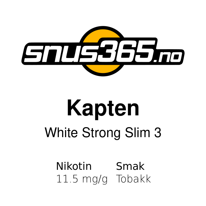 Kapten White Strong Slim 3