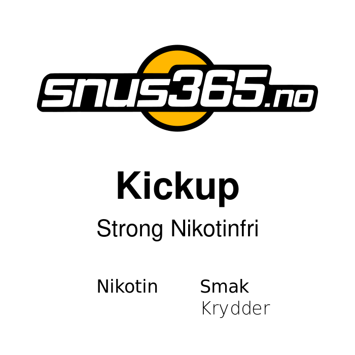 Kickup Strong Nikotinfri