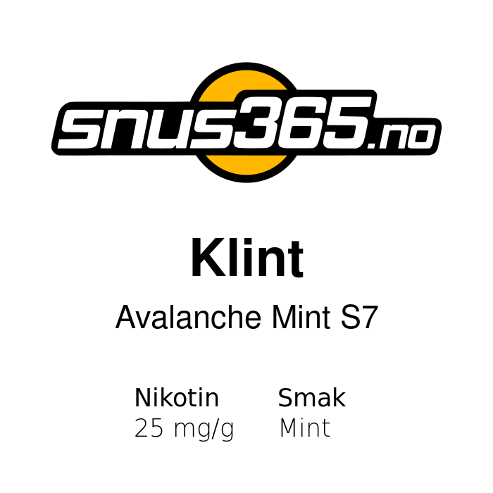 Klint Avalanche Mint S7