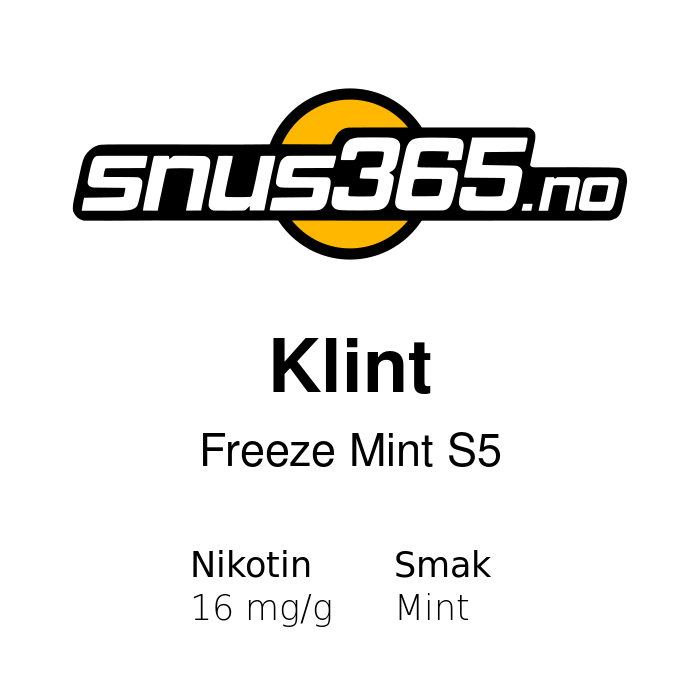 Klint Freeze Mint S5