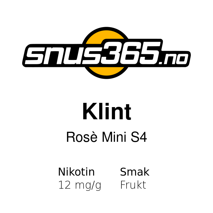 Klint Rosè Mini S4