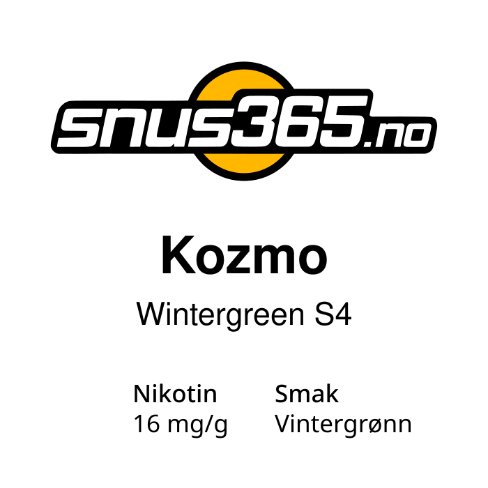 Kozmo Wintergreen S4