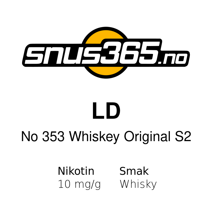 LD No 353 Whiskey Original S2