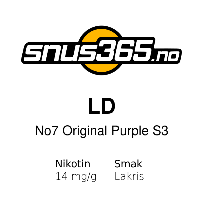 LD No7 Original Purple S3