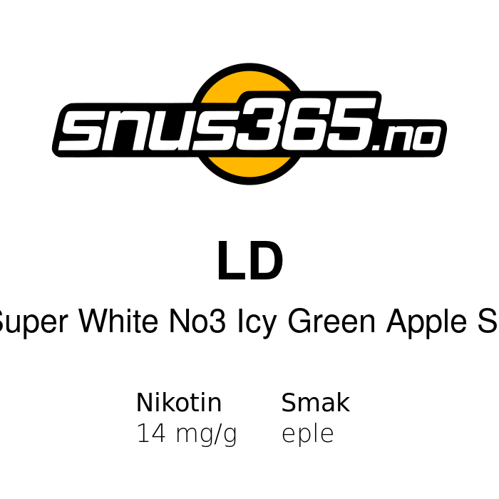 LD Super White No3 Icy Green Apple S5