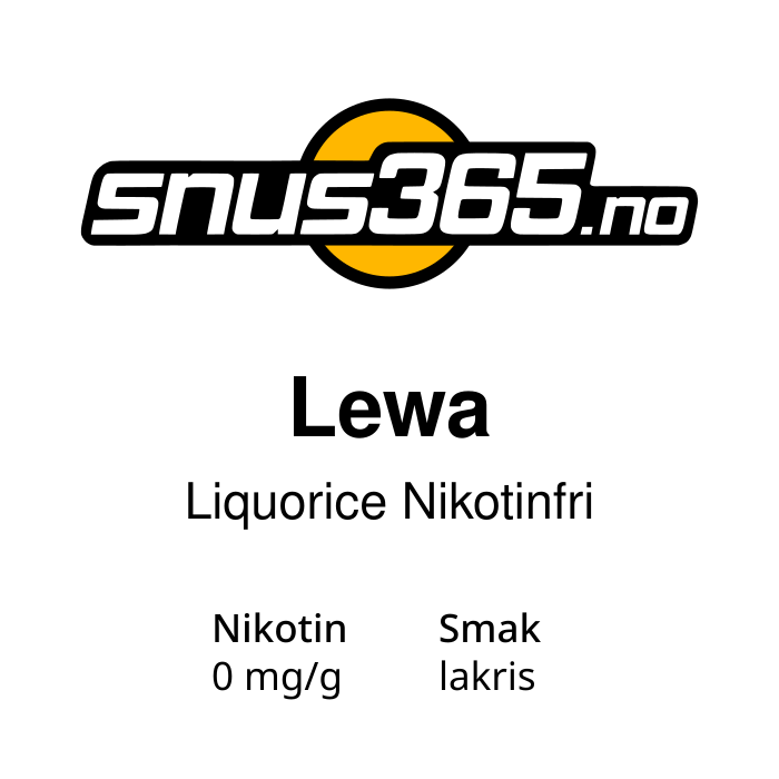 LEWA Liquorice Nikotinfri
