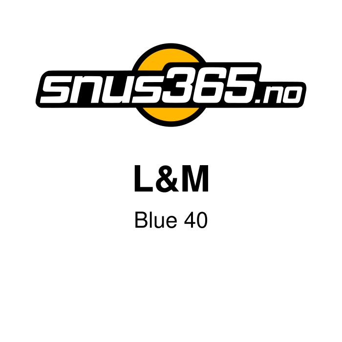 L&M Blue 40