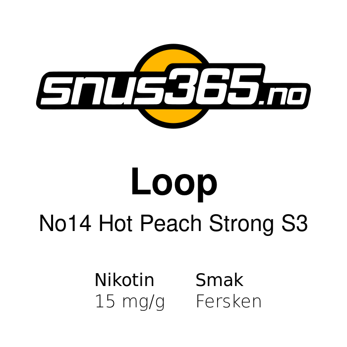 Loop No14 Hot Peach Strong S3