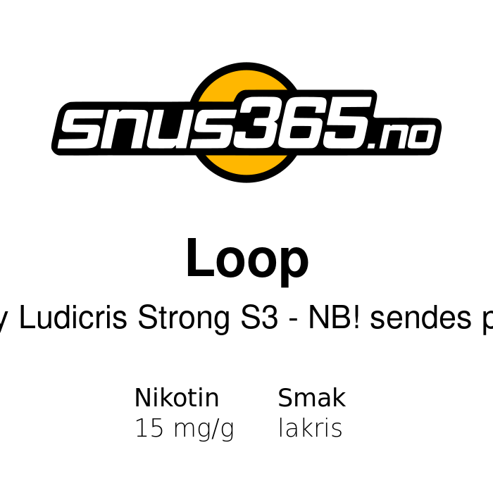 Loop No21 Salty Ludicris Strong S3