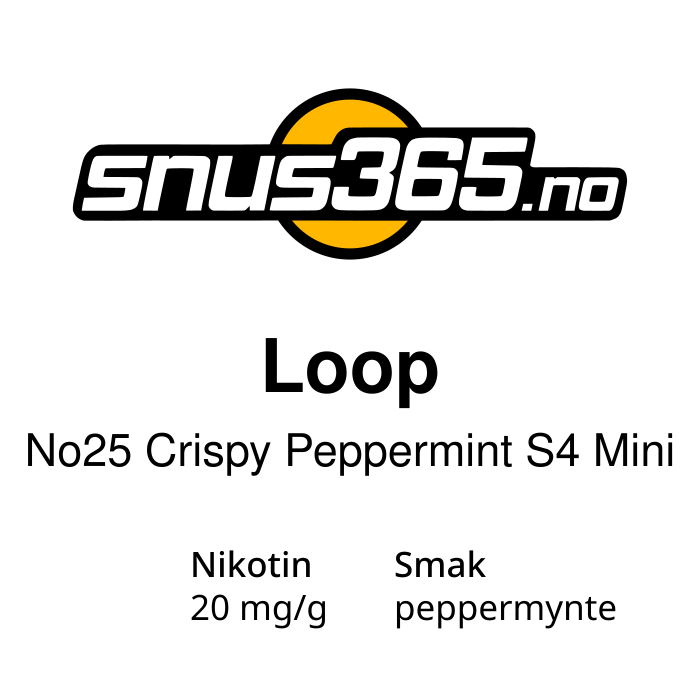 Loop No25 Crispy Peppermint S4 Mini