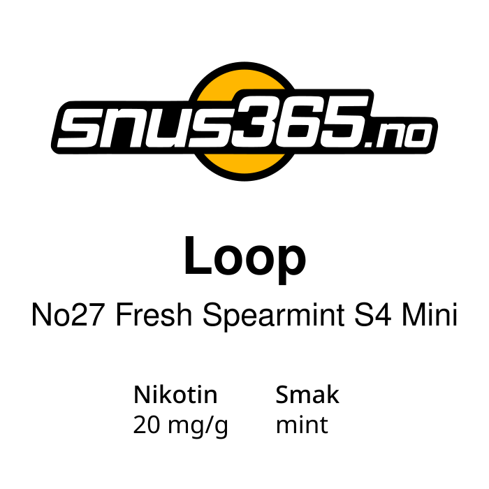 Loop No27 Fresh Spearmint S4 Mini