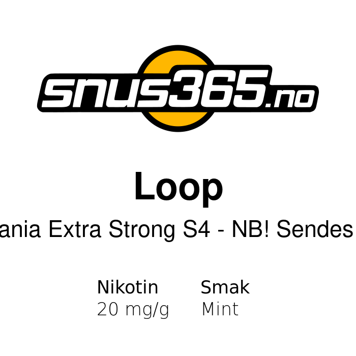 Loop No4 Mint Mania Extra Strong S4