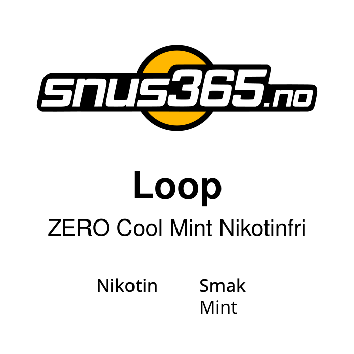 Loop ZERO Cool Mint Nikotinfri