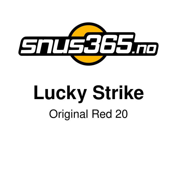 Lucky Strike Original Red 20