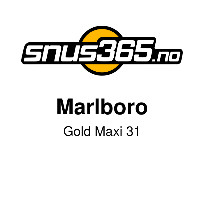 Marlboro Gold Maxi 31