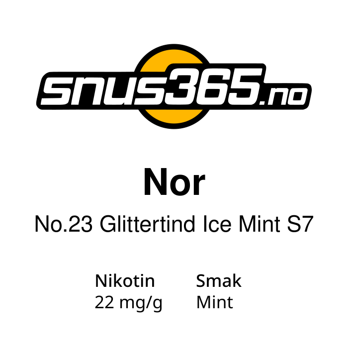 NOR No.23 Glittertind Ice Mint S7
