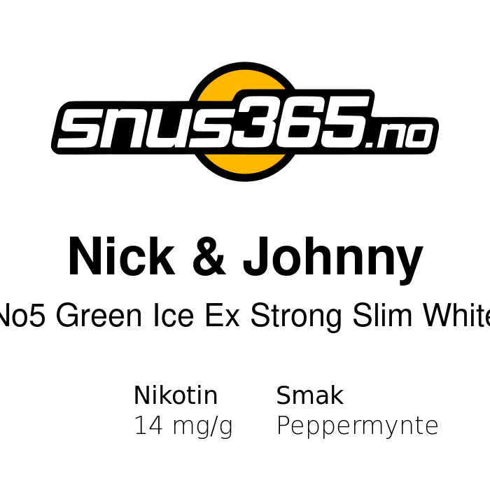 Nick & Johnny No5 Green Ice 