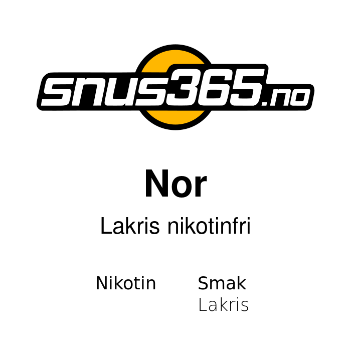 Nor Lakris nikotinfri