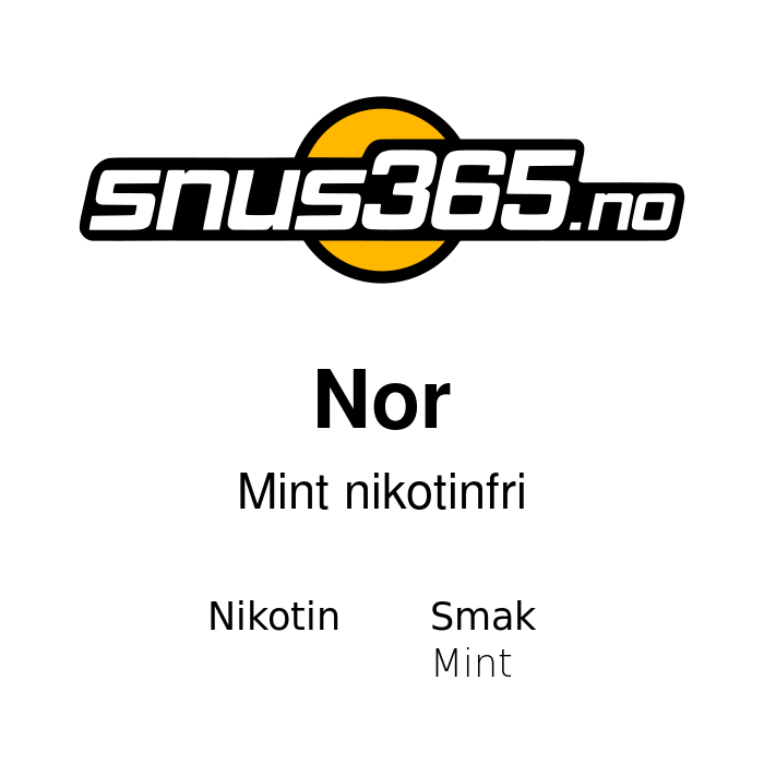 Nor Mint nikotinfri