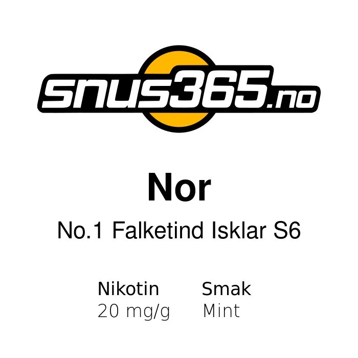 Nor No.1 Falketind Isklar S6