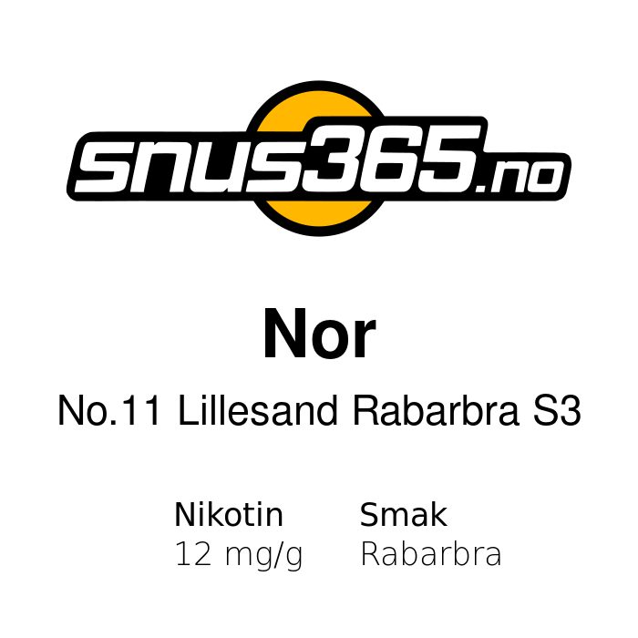 Nor No11 Lillesand Rabarbra S3