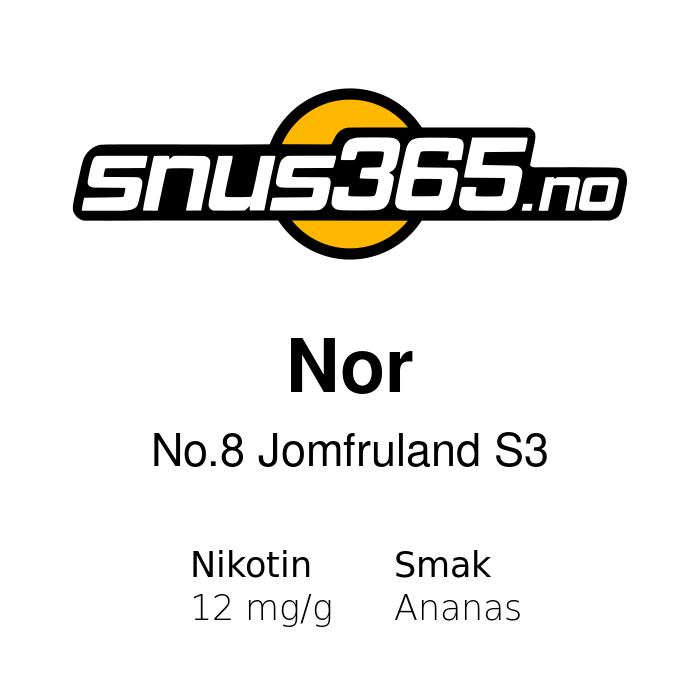 Nor No.8 Jomfruland S3