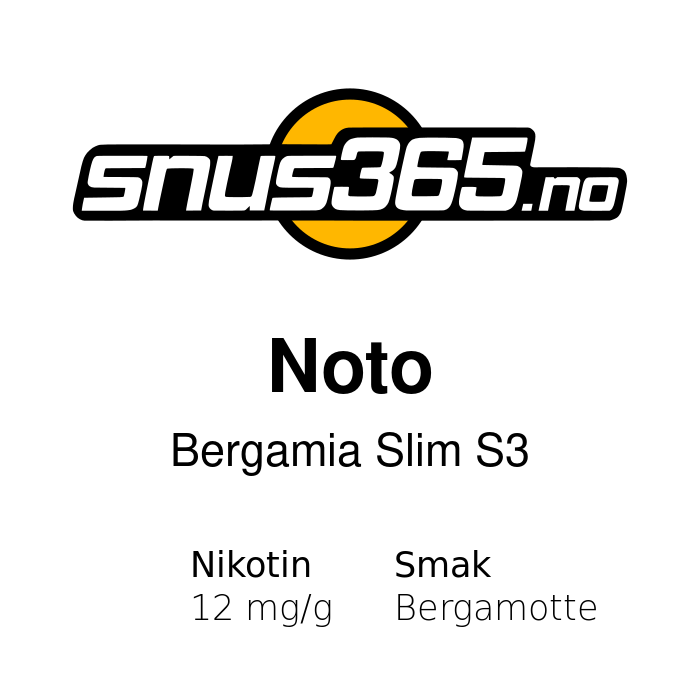 Noto Bergamia Slim S3